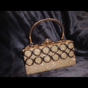 Golden Cut Clutch